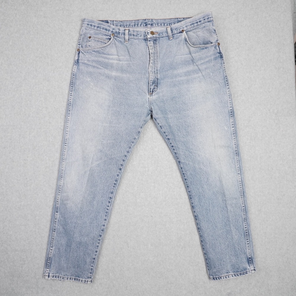 Wrangler Authentics Mens Jeans 42x30 Regular Fit‎ Straight Leg Blue Denim